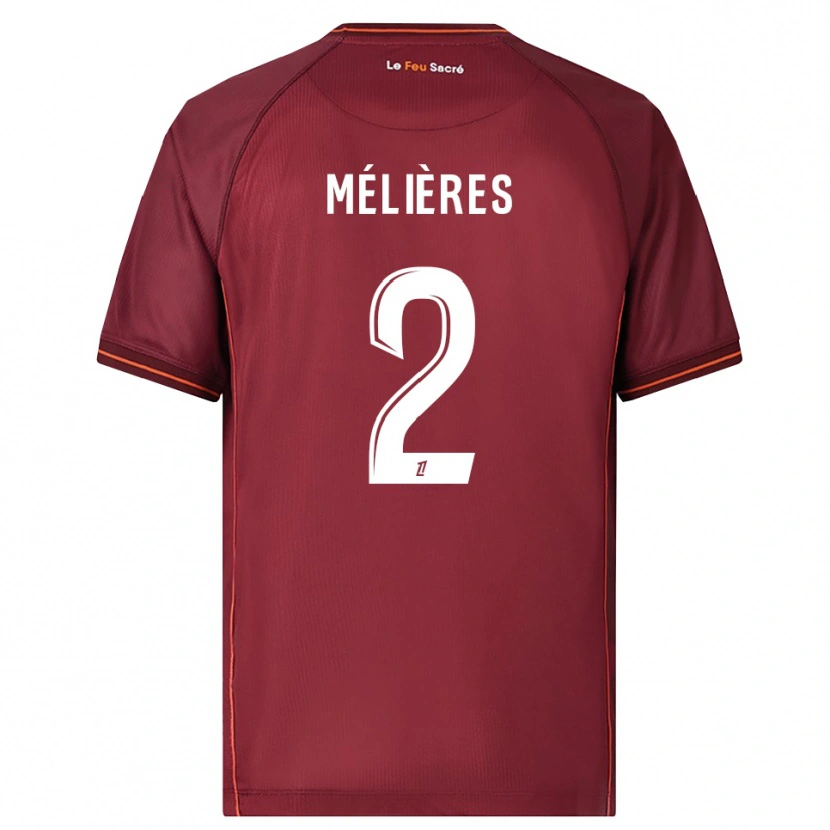 Danxen Män Cléo Mélières #2 Bourgogne Vit Hemmatröja Matchtröjor 2025/26 Tröjor T-Tröja