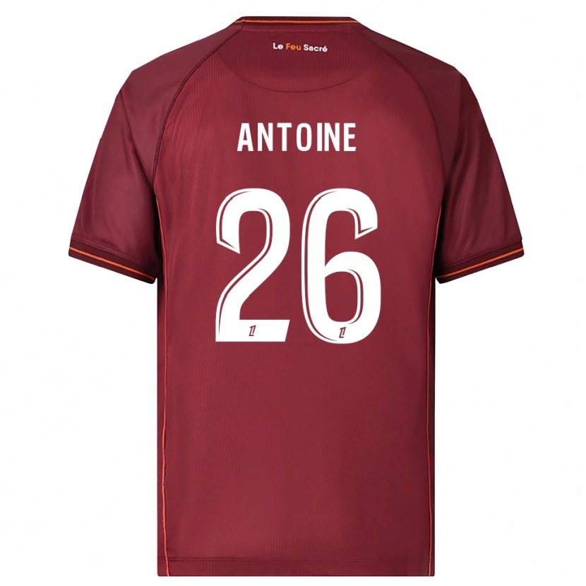 Danxen Män Maud Antoine #26 Bourgogne Vit Hemmatröja Matchtröjor 2025/26 Tröjor T-Tröja