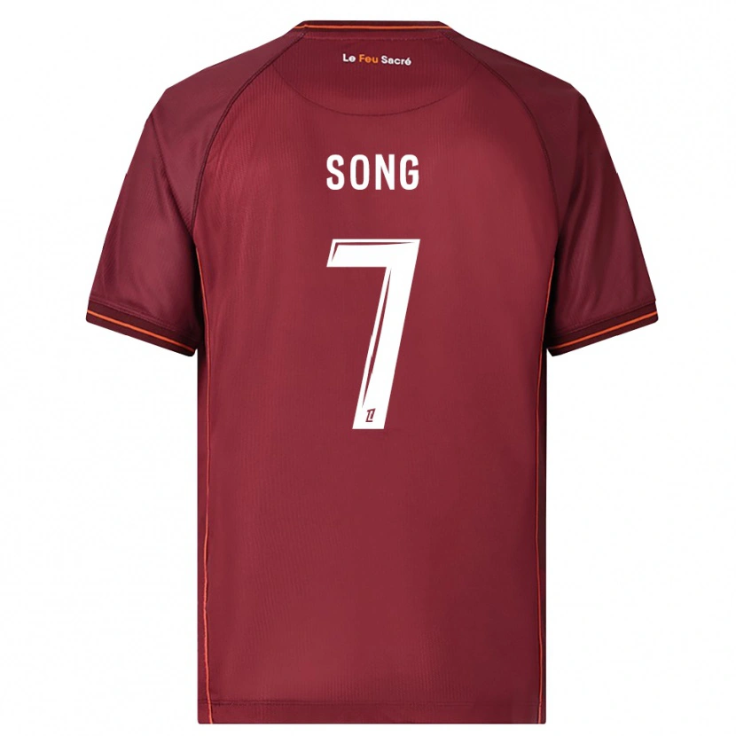 Danxen Män Bryan Song #7 Bourgogne Vit Hemmatröja Matchtröjor 2025/26 Tröjor T-Tröja