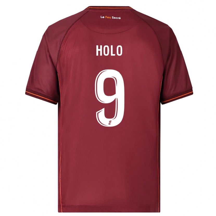 Danxen Män Mathis Holo #9 Bourgogne Vit Hemmatröja Matchtröjor 2025/26 Tröjor T-Tröja