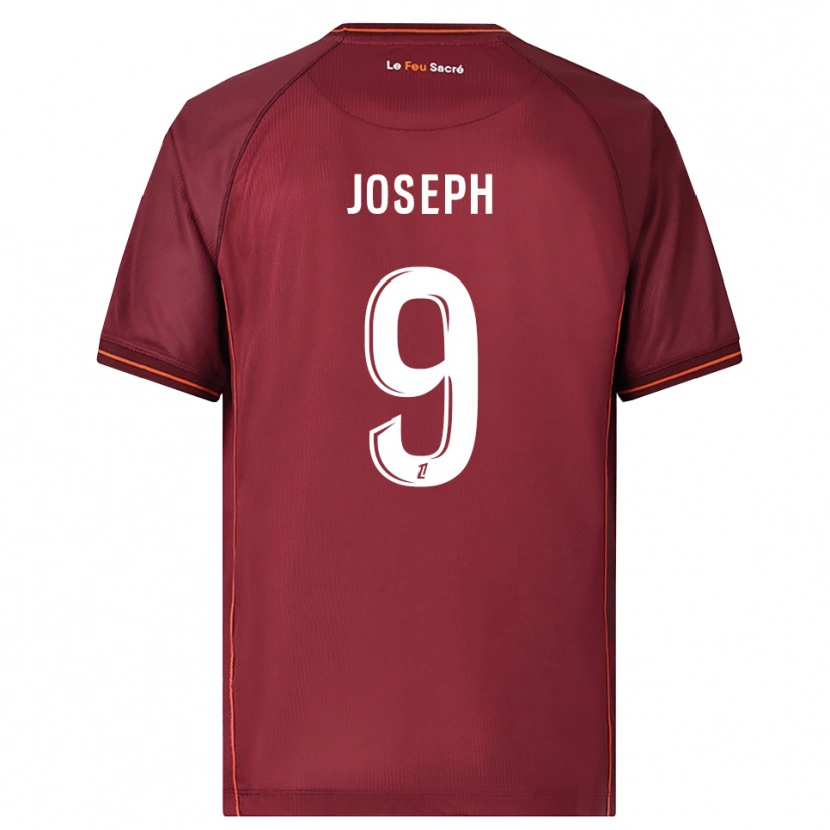 Danxen Män Amélie Joseph #9 Bourgogne Vit Hemmatröja Matchtröjor 2025/26 Tröjor T-Tröja