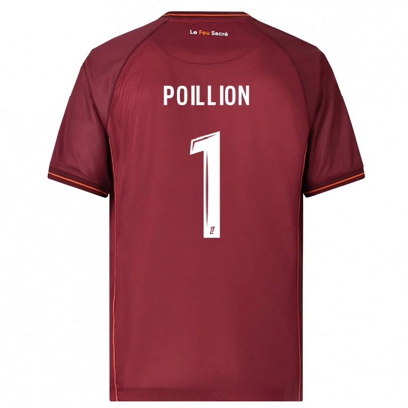 Danxen Män Noé Poillion #1 Bourgogne Vit Hemmatröja Matchtröjor 2025/26 Tröjor T-Tröja
