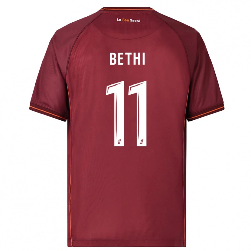Danxen Män Mélissa Bethi #11 Bourgogne Vit Hemmatröja Matchtröjor 2025/26 Tröjor T-Tröja