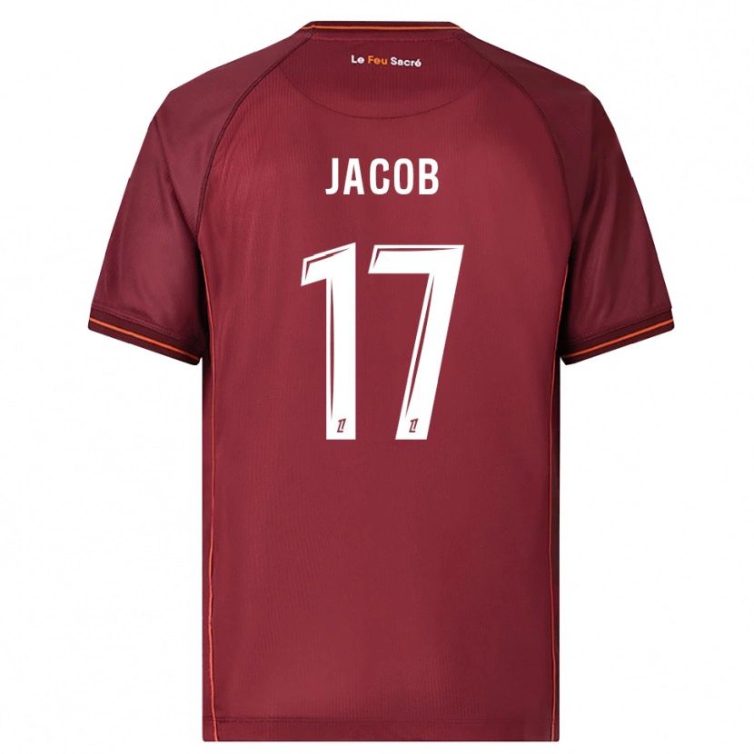 Danxen Män Lisa Jacob #17 Bourgogne Vit Hemmatröja Matchtröjor 2025/26 Tröjor T-Tröja