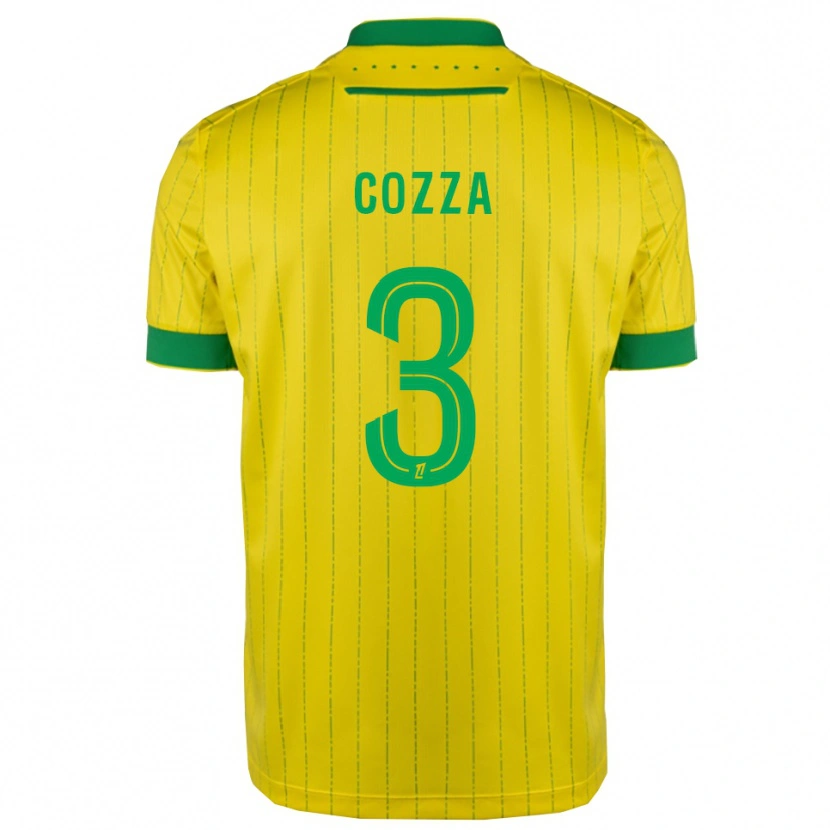 Danxen Män Nicolas Cozza #3 Gul Grön Hemmatröja Matchtröjor 2025/26 Tröjor T-Tröja