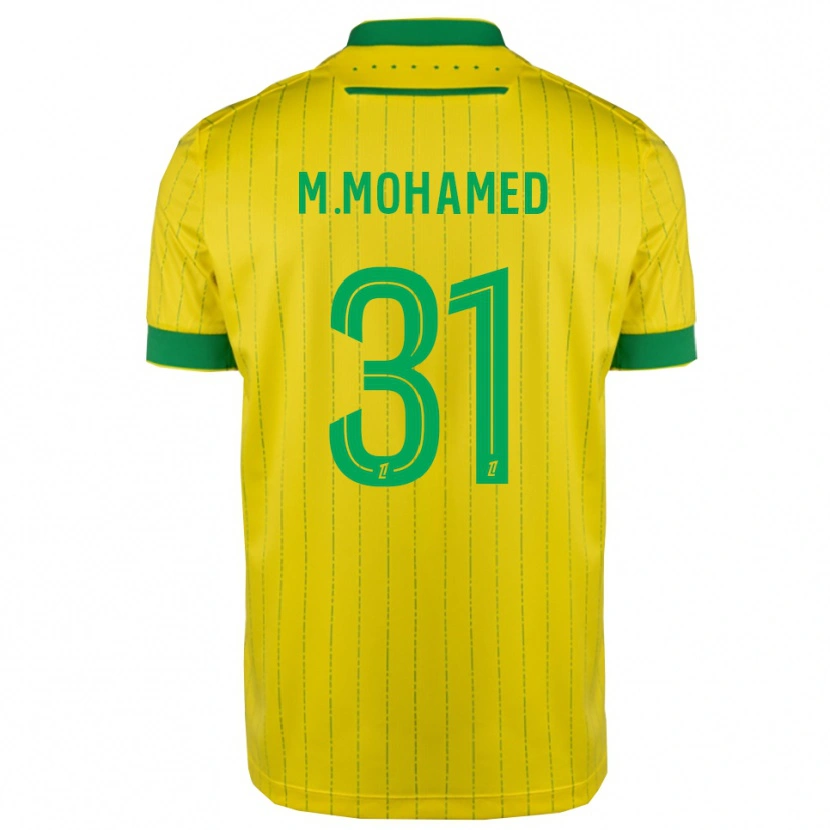 Danxen Män Mostafa Mohamed #31 Gul Grön Hemmatröja Matchtröjor 2025/26 Tröjor T-Tröja