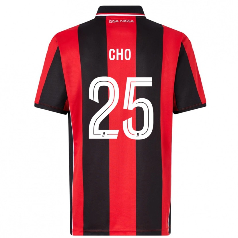 Danxen Män Mohamed-Ali Cho #25 Röd Svart Hemmatröja Matchtröjor 2025/26 Tröjor T-Tröja