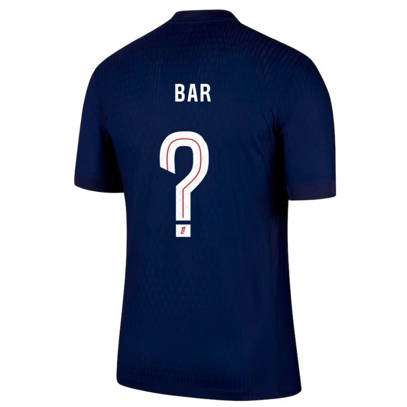 Danxen Män Arthur Bar #0 Marinblå Röd Hemmatröja Matchtröjor 2025/26 Tröjor T-Tröja
