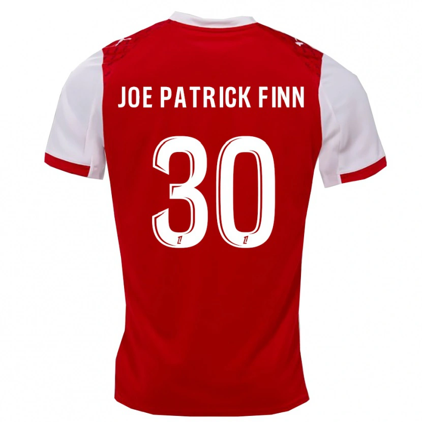 Danxen Män John Patrick #30 Röd Vit Hemmatröja Matchtröjor 2025/26 Tröjor T-Tröja