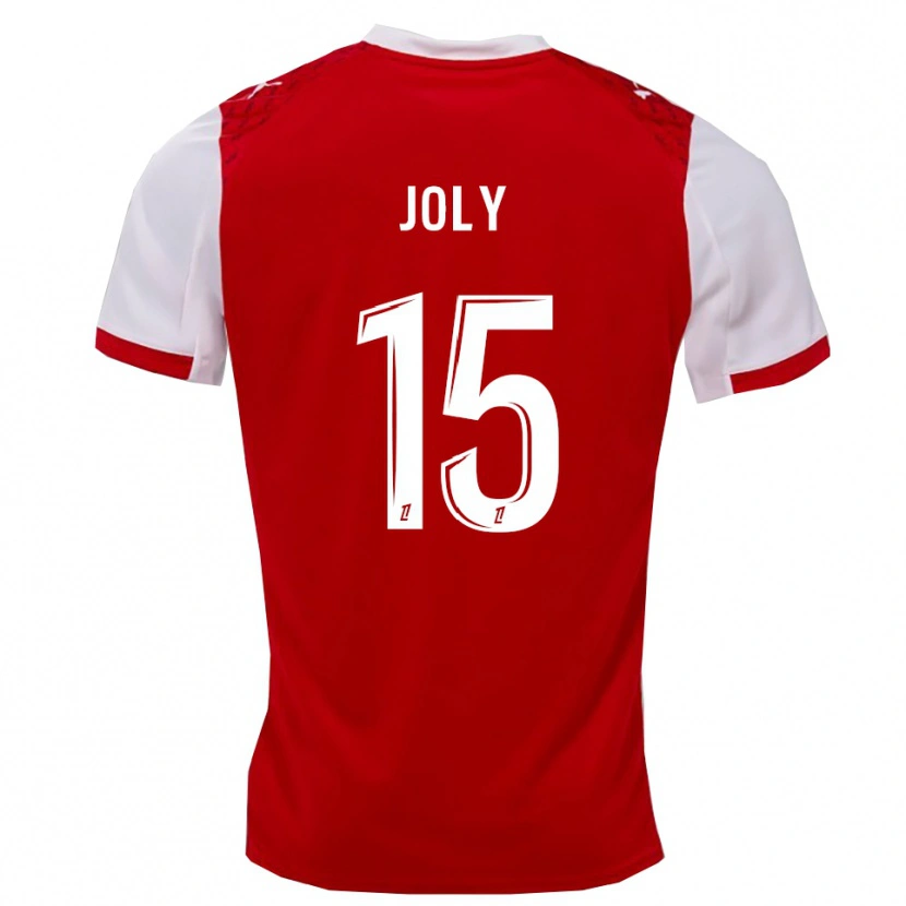 Danxen Män Lou-Ann Joly #15 Röd Vit Hemmatröja Matchtröjor 2025/26 Tröjor T-Tröja