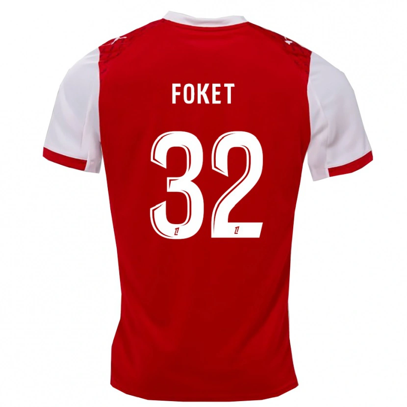 Danxen Män Thomas Foket #32 Röd Vit Hemmatröja Matchtröjor 2025/26 Tröjor T-Tröja