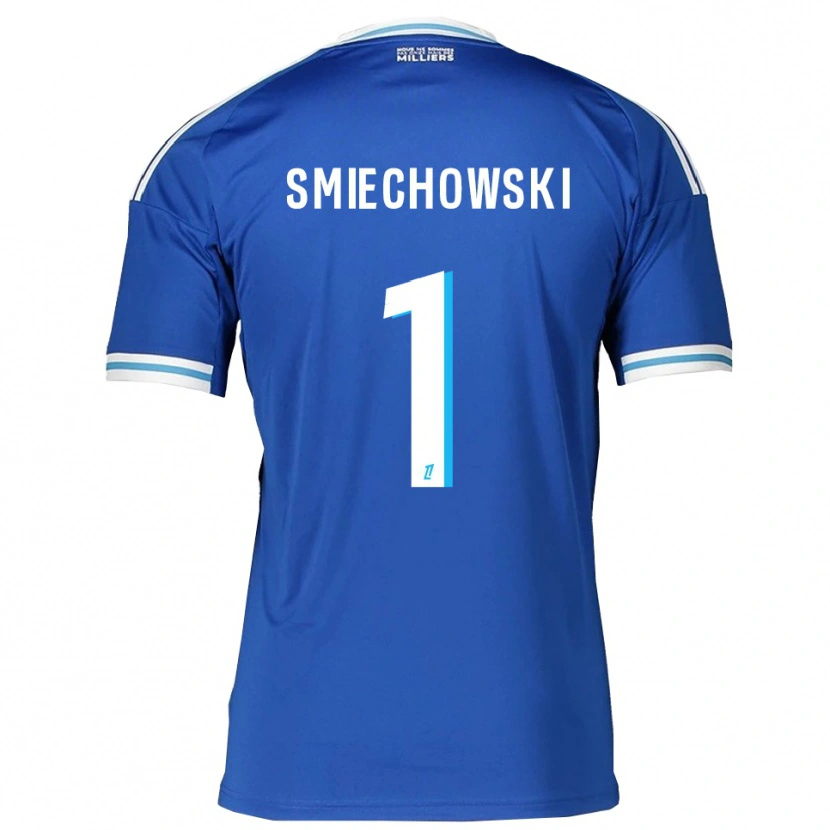 Danxen Män Artur Smiechowski #1 Blå Vit Hemmatröja Matchtröjor 2025/26 Tröjor T-Tröja