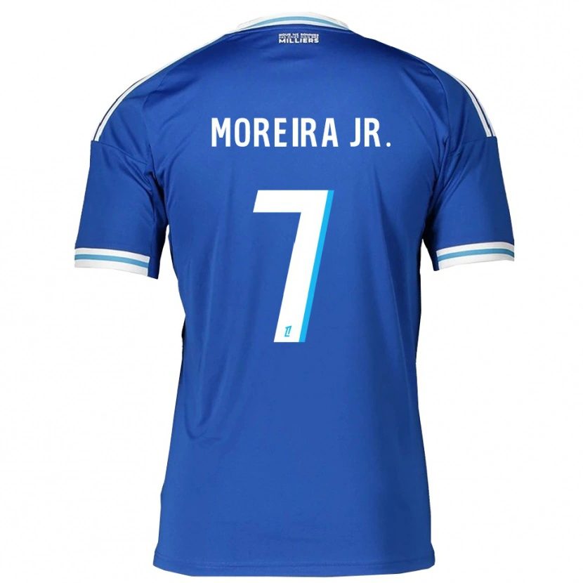 Danxen Män Diego Moreira #7 Blå Vit Hemmatröja Matchtröjor 2025/26 Tröjor T-Tröja