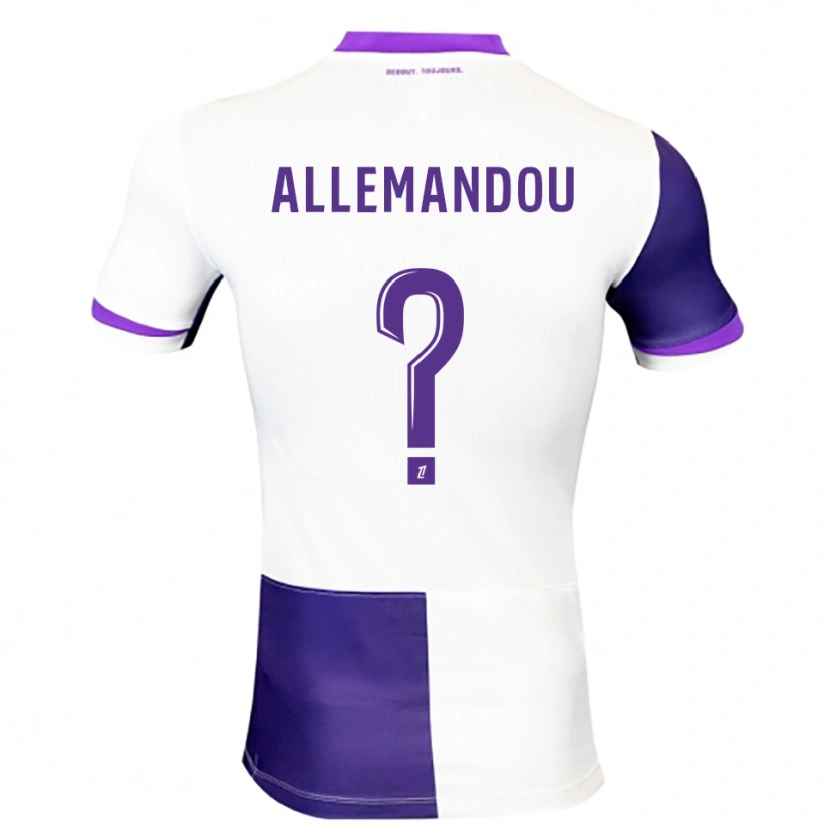 Danxen Män Teddy Allemandou #0 Lila Vit Hemmatröja Matchtröjor 2025/26 Tröjor T-Tröja