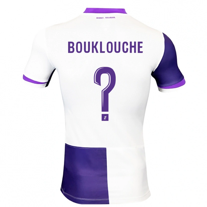 Danxen Män Kelyan Bouklouche #0 Lila Vit Hemmatröja Matchtröjor 2025/26 Tröjor T-Tröja