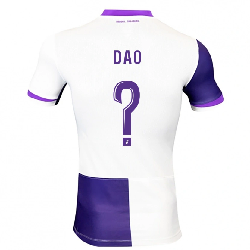 Danxen Män Elyess Dao #0 Lila Vit Hemmatröja Matchtröjor 2025/26 Tröjor T-Tröja