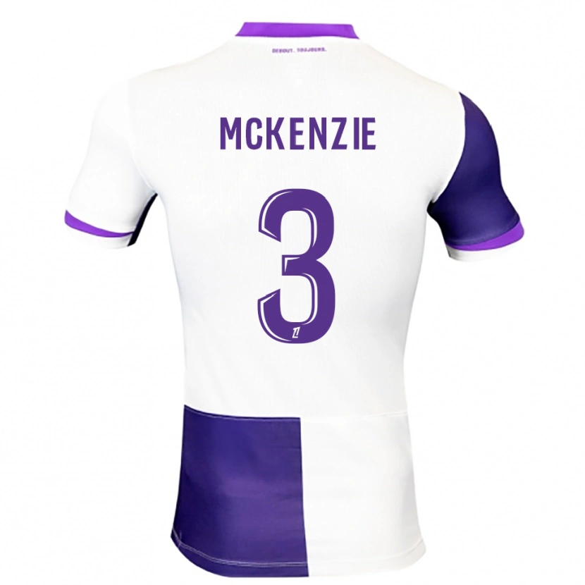 Danxen Män Mark Mckenzie #3 Lila Vit Hemmatröja Matchtröjor 2025/26 Tröjor T-Tröja