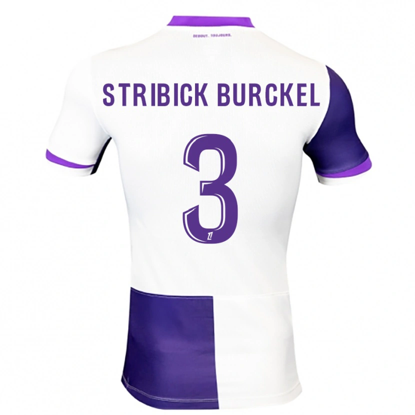 Danxen Män Laetitia Stribick-Burckel #3 Lila Vit Hemmatröja Matchtröjor 2025/26 Tröjor T-Tröja