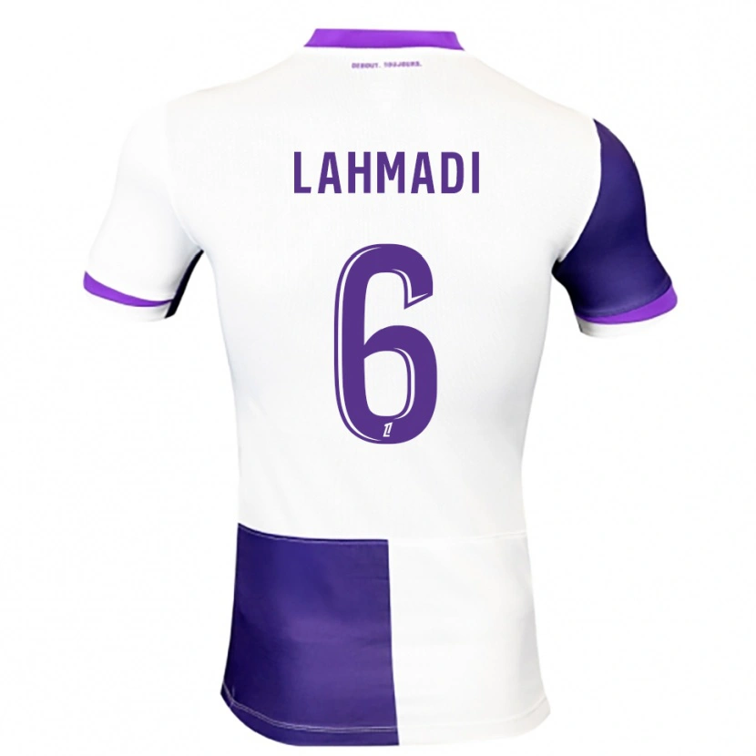 Danxen Män Noah Lahmadi #6 Lila Vit Hemmatröja Matchtröjor 2025/26 Tröjor T-Tröja