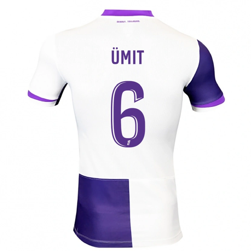 Danxen Män Ümit Akdağ #6 Lila Vit Hemmatröja Matchtröjor 2025/26 Tröjor T-Tröja