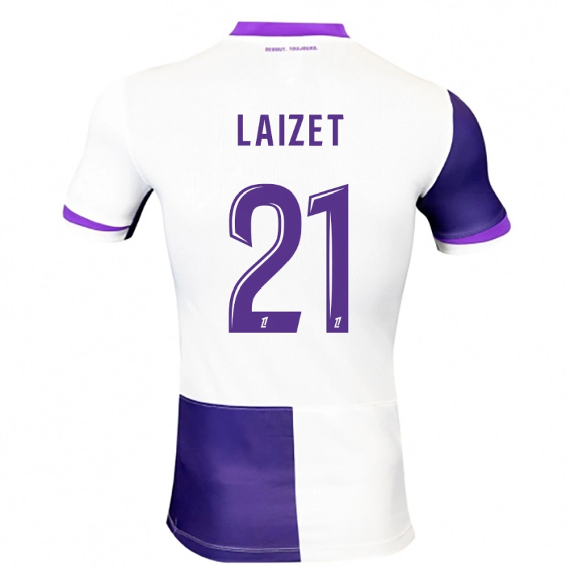Danxen Män Emma Laizet #21 Lila Vit Hemmatröja Matchtröjor 2025/26 Tröjor T-Tröja