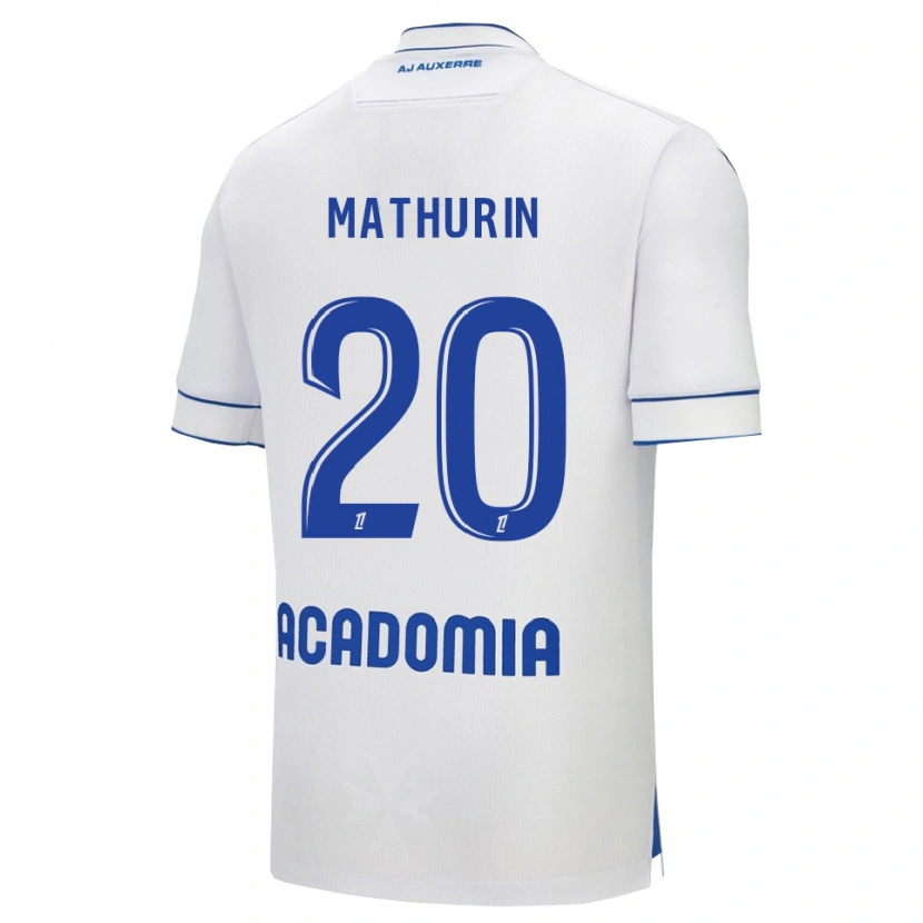 Danxen Män Anis Mathurin #20 Vit Blå Hemmatröja Matchtröjor 2025/26 Tröjor T-Tröja