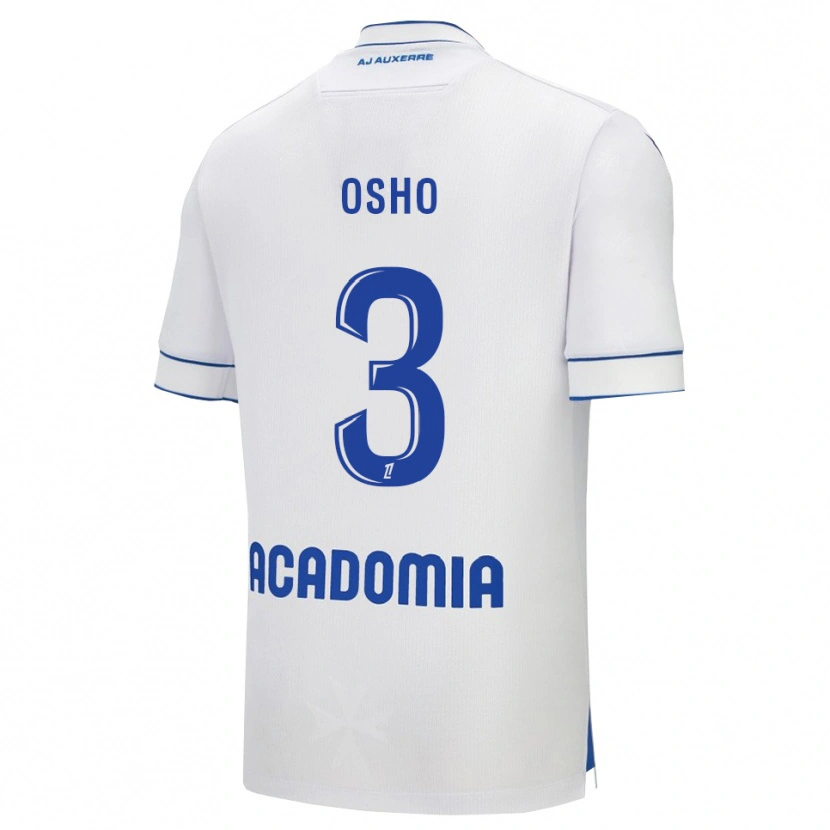 Danxen Män Gabriel Osho #3 Vit Blå Hemmatröja Matchtröjor 2025/26 Tröjor T-Tröja