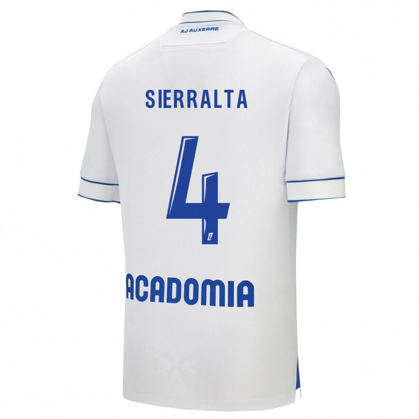 Danxen Män Francisco Sierralta #4 Vit Blå Hemmatröja Matchtröjor 2025/26 Tröjor T-Tröja
