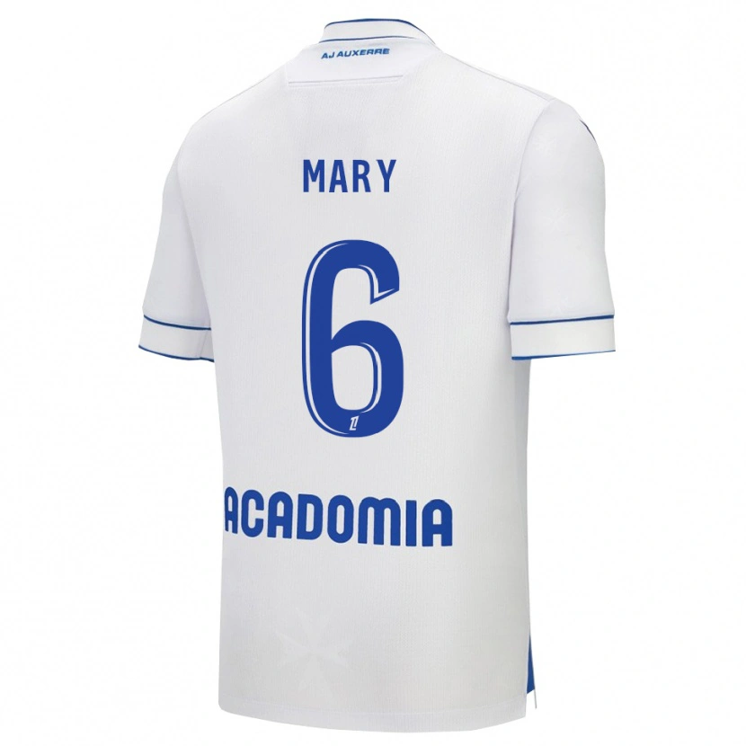 Danxen Män Théo Mary #6 Vit Blå Hemmatröja Matchtröjor 2025/26 Tröjor T-Tröja