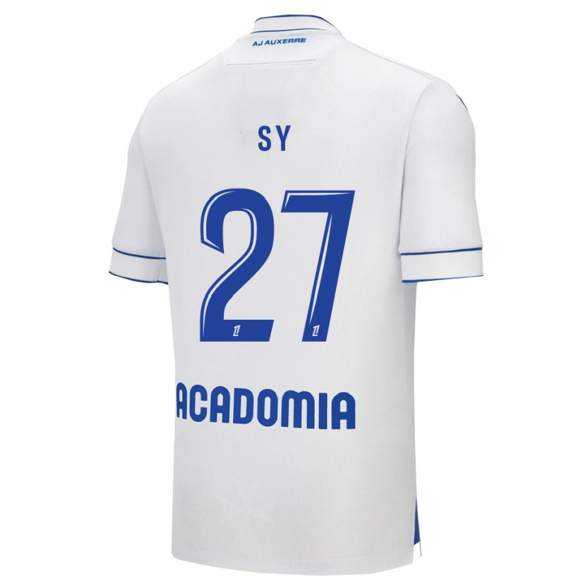 Danxen Män Lamine Sy #27 Vit Blå Hemmatröja Matchtröjor 2025/26 Tröjor T-Tröja