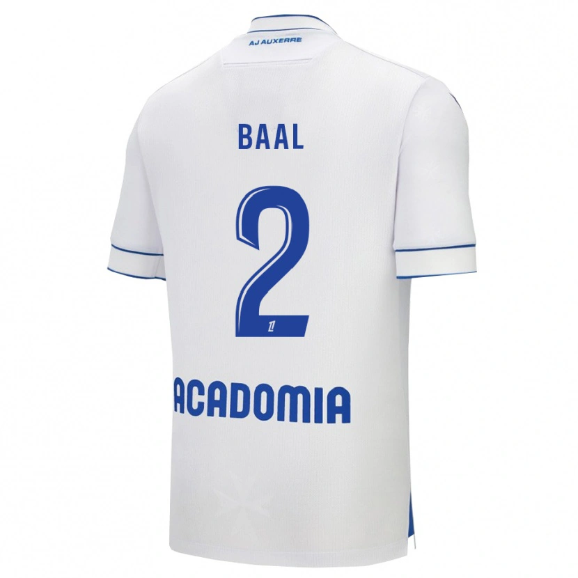 Danxen Män Ousmane Baal #2 Vit Blå Hemmatröja Matchtröjor 2025/26 Tröjor T-Tröja