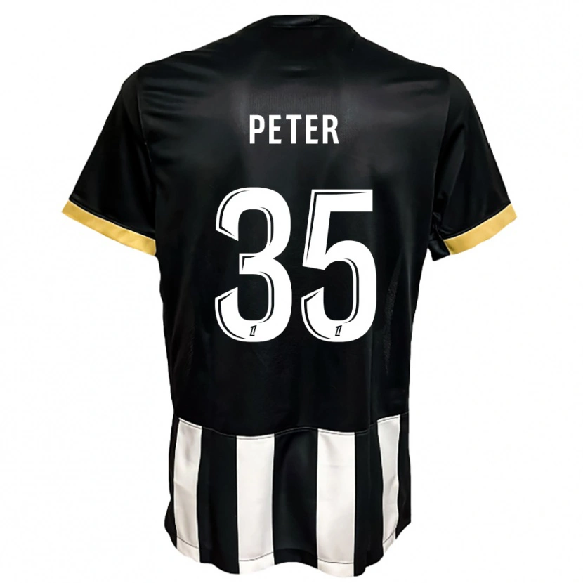 Danxen Män Prosper Peter #35 Svart Vit Hemmatröja Matchtröjor 2025/26 Tröjor T-Tröja