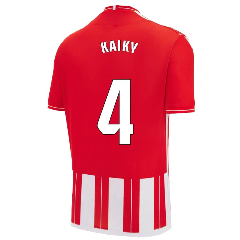 Danxen Män Kaiky #4 Röd Vit Hemmatröja Matchtröjor 2025/26 Tröjor T-Tröja