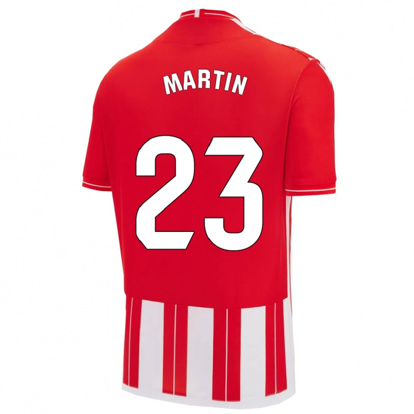 Danxen Män Hugo Martín #23 Röd Vit Hemmatröja Matchtröjor 2025/26 Tröjor T-Tröja