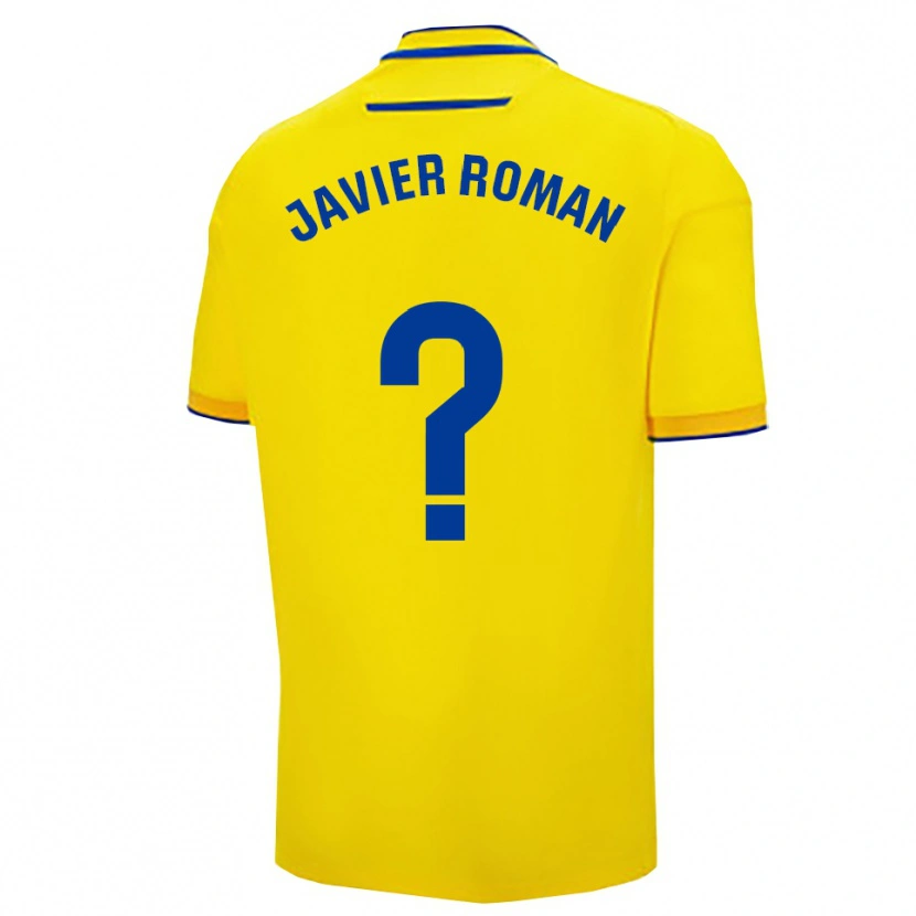 Danxen Män José Javier Román #0 Gul Marinblå Hemmatröja Matchtröjor 2025/26 Tröjor T-Tröja
