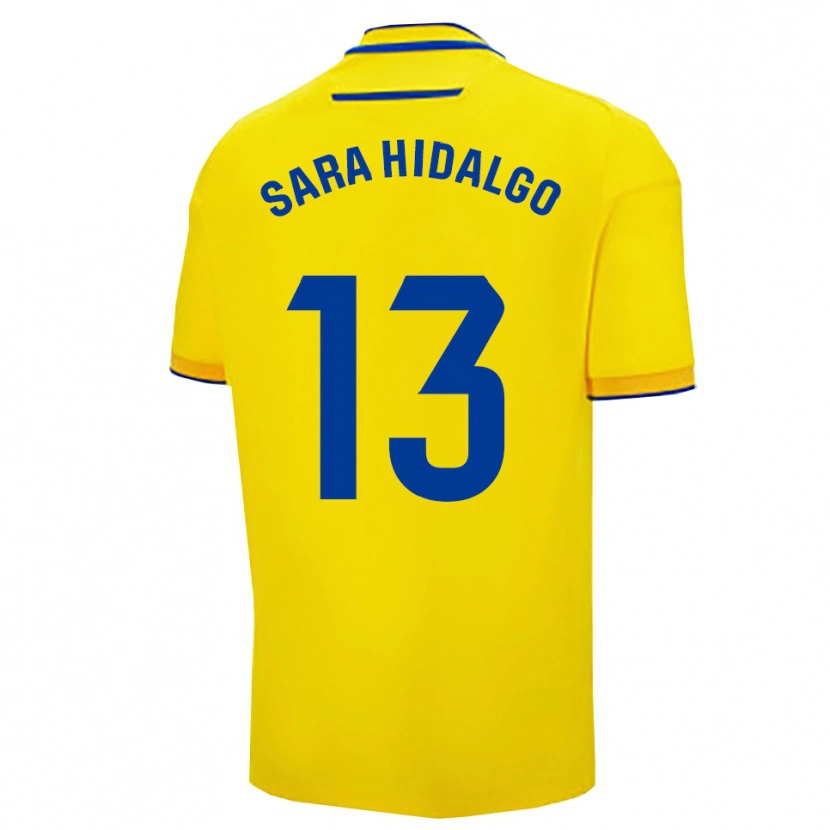 Danxen Män Sara Hidalgo Merino #13 Gul Marinblå Hemmatröja Matchtröjor 2025/26 Tröjor T-Tröja