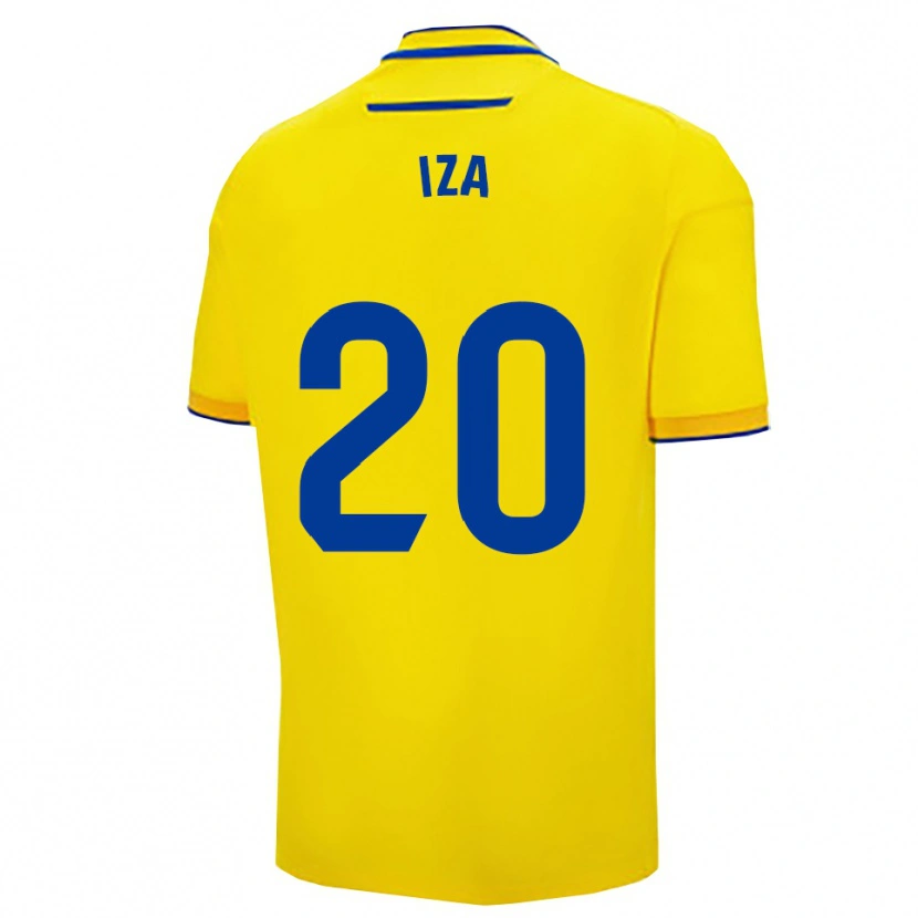 Danxen Män Iza Carcelén #20 Gul Marinblå Hemmatröja Matchtröjor 2025/26 Tröjor T-Tröja