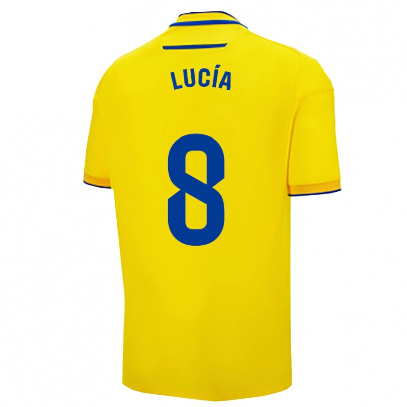 Danxen Män Lucía Del Castillo Barba #8 Gul Marinblå Hemmatröja Matchtröjor 2025/26 Tröjor T-Tröja