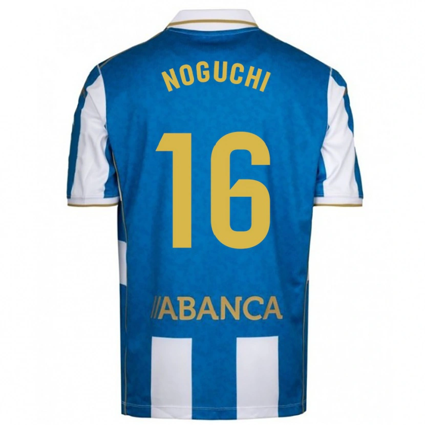 Danxen Män Ayaka Noguchi #16 Vit Blå Hemmatröja Matchtröjor 2025/26 Tröjor T-Tröja