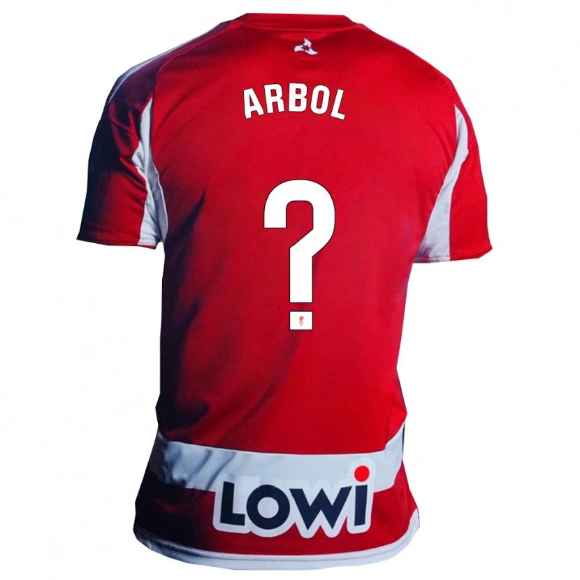 Danxen Män Fran Árbol #0 Röd Vit Hemmatröja Matchtröjor 2025/26 Tröjor T-Tröja
