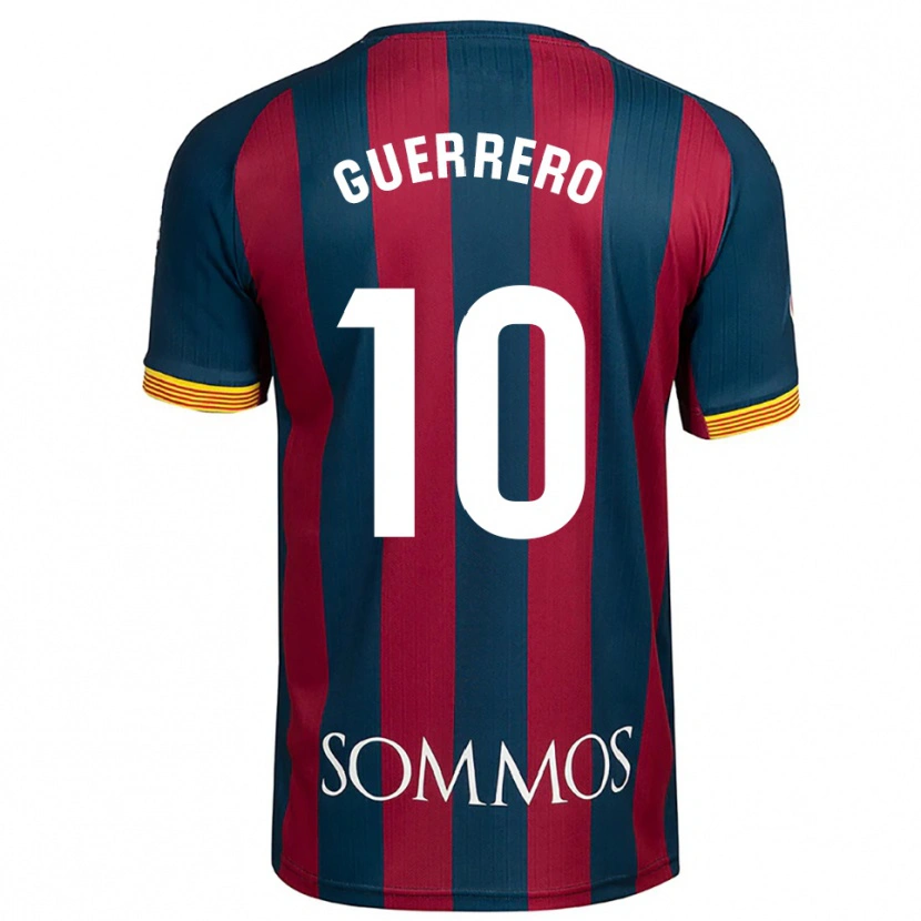 Danxen Män Fernando Guerrero #10 Marinblå Röd Hemmatröja Matchtröjor 2025/26 Tröjor T-Tröja