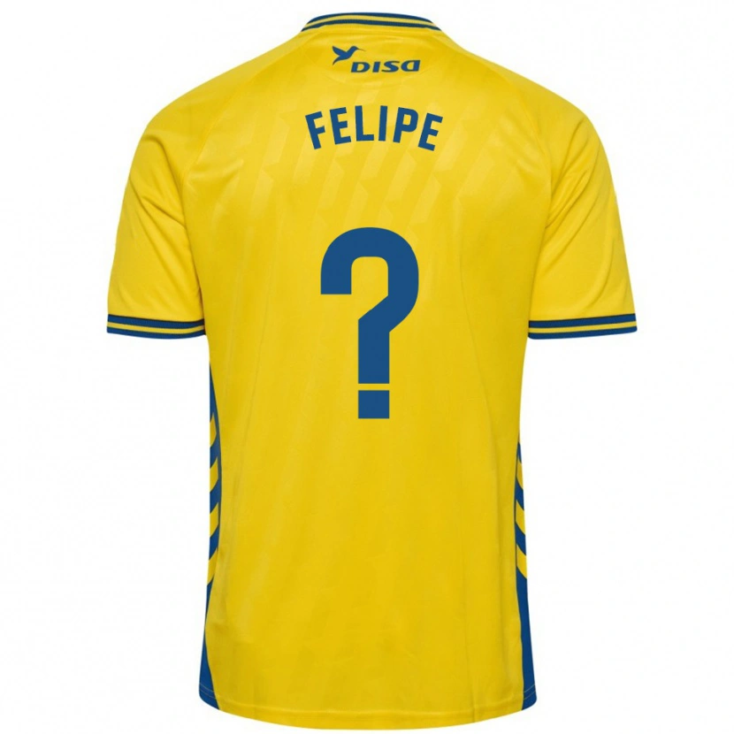 Danxen Män Amai Felipe #0 Gul Blå Hemmatröja Matchtröjor 2025/26 Tröjor T-Tröja