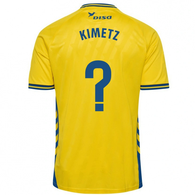 Danxen Män Kimetz García #0 Gul Blå Hemmatröja Matchtröjor 2025/26 Tröjor T-Tröja