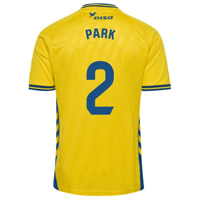 Danxen Män Marvin Park #2 Gul Blå Hemmatröja Matchtröjor 2025/26 Tröjor T-Tröja