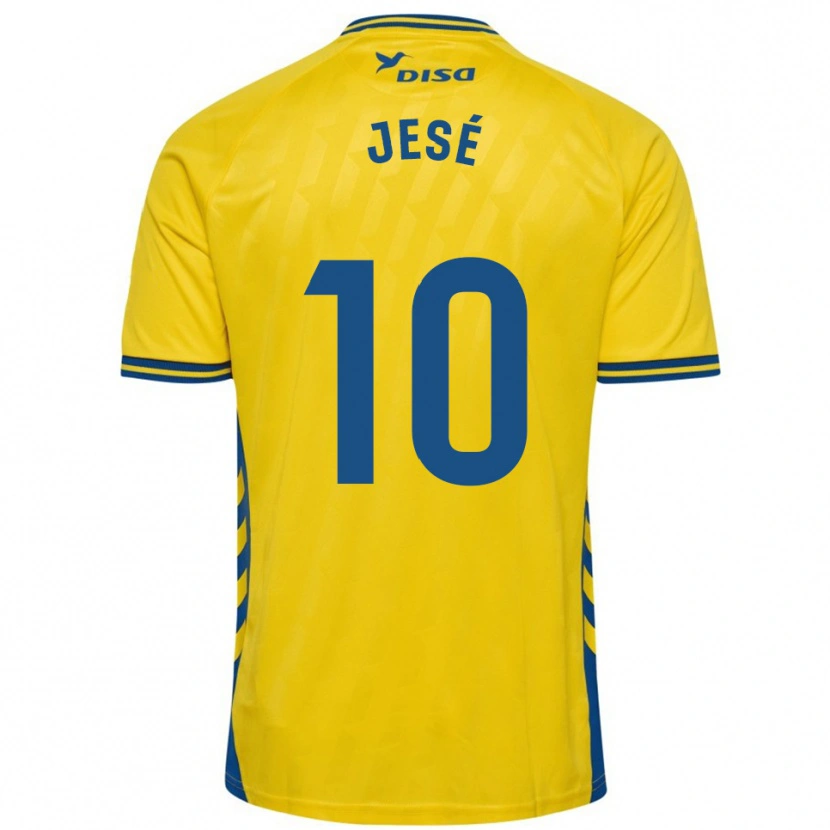 Danxen Män Jesé #10 Gul Blå Hemmatröja Matchtröjor 2025/26 Tröjor T-Tröja