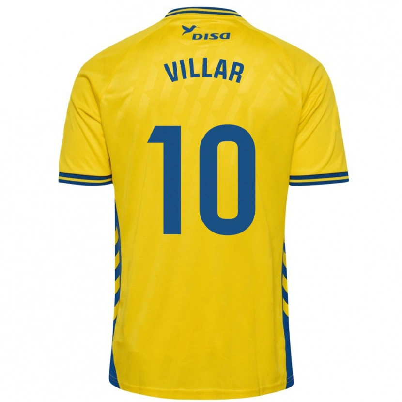 Danxen Män Andy Villar #10 Gul Blå Hemmatröja Matchtröjor 2025/26 Tröjor T-Tröja