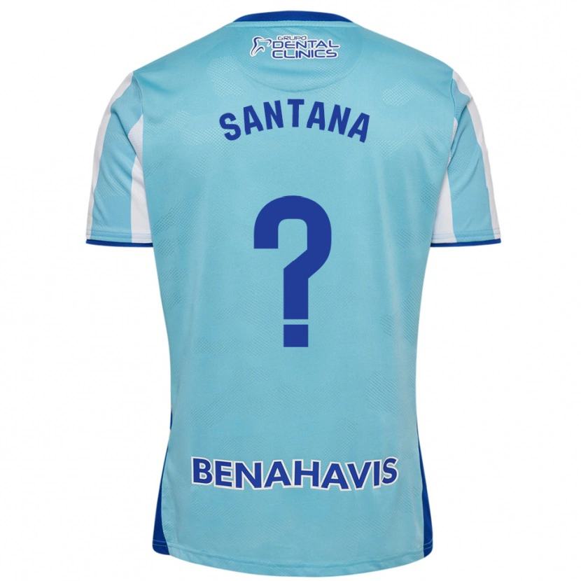 Danxen Män Vinícius Santana #0 Himmelsblå Vit Hemmatröja Matchtröjor 2025/26 Tröjor T-Tröja