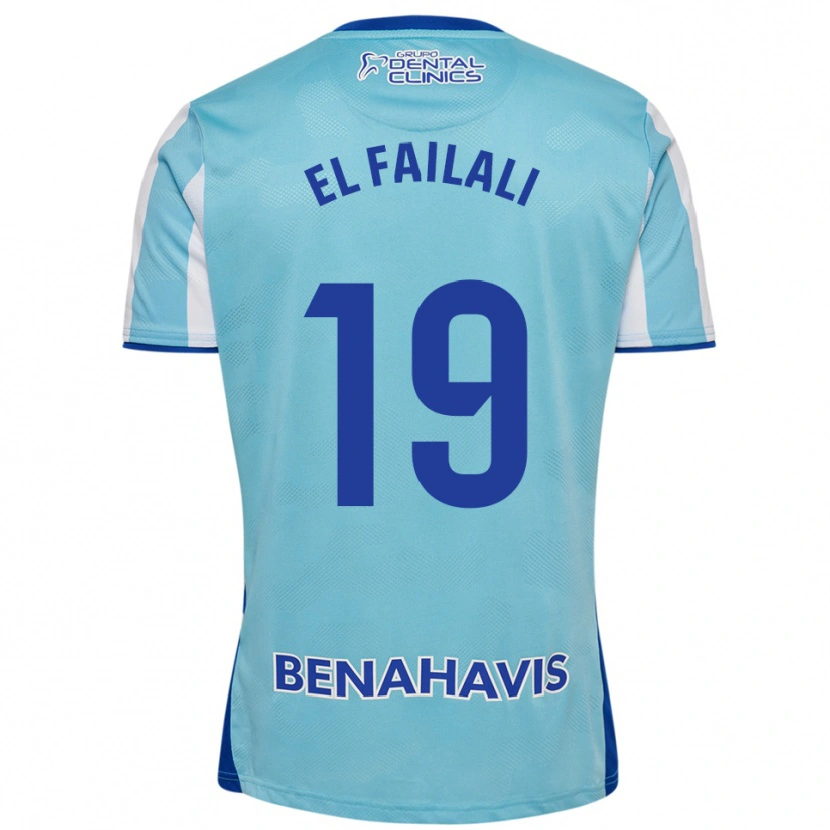 Danxen Män Alí El Failali #19 Himmelsblå Vit Hemmatröja Matchtröjor 2025/26 Tröjor T-Tröja