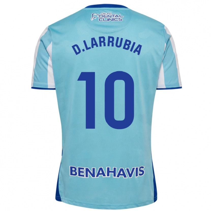 Danxen Män David Larrubia #10 Himmelsblå Vit Hemmatröja Matchtröjor 2025/26 Tröjor T-Tröja