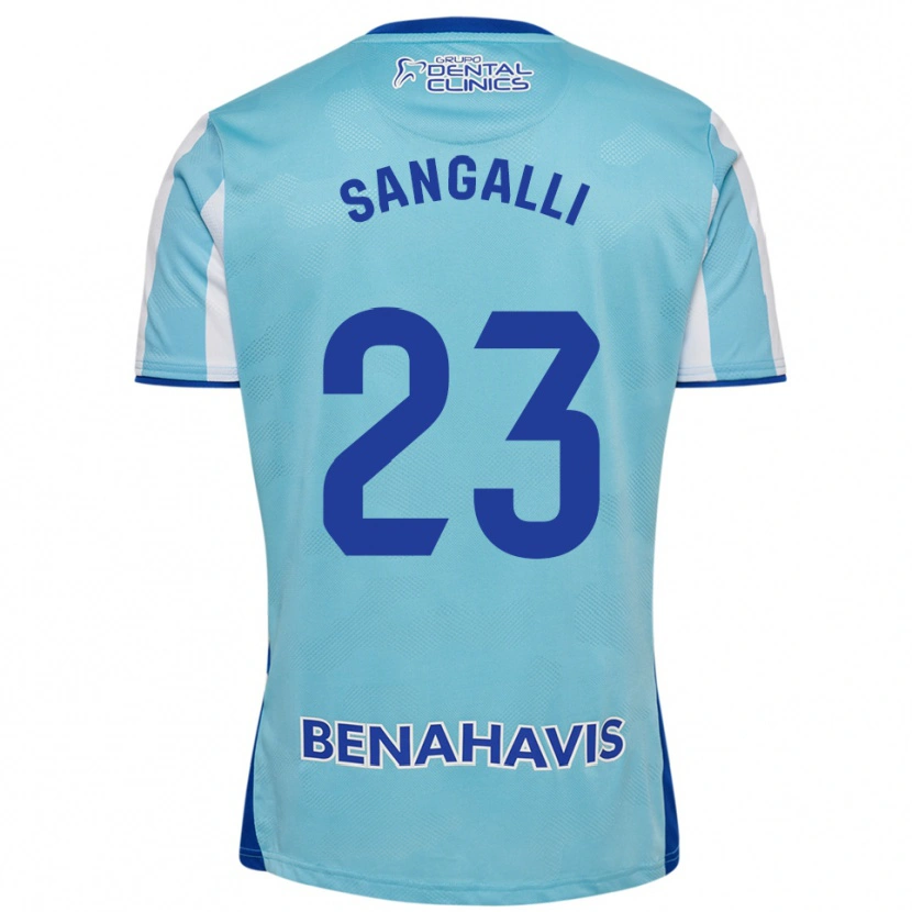 Danxen Män Luca Sangalli #23 Himmelsblå Vit Hemmatröja Matchtröjor 2025/26 Tröjor T-Tröja